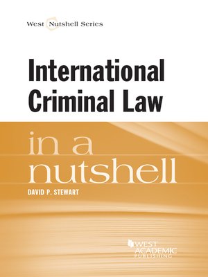 cover image of International Criminal Law in a Nutshell